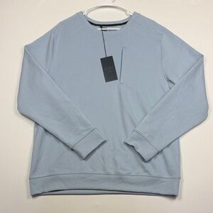 Vrst Men's Sky Blue Crewneck Sweater